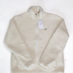 Jeff Staple Pigeon Cream Sherpa Zip Up Street Wear Xtra Large NEW IN PACKAGE Unopened