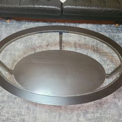 Black real wood coffee table cash only