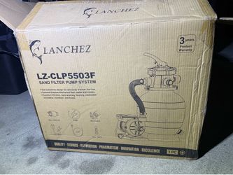 Pool sand filter new