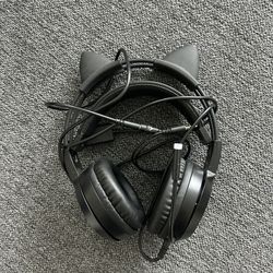 Cat Ear Gamer Headphones 
