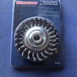 Wire Wheel Twist  4" Stainless Steel 