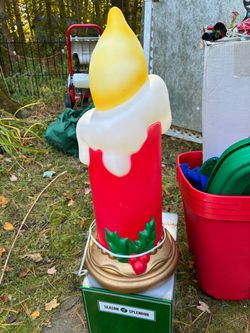 24”H candle blow mold ex cond