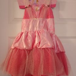 Pink Barbie Ballerina  Dress Up Dress/ Halloween Costume Girl's 4-6x
