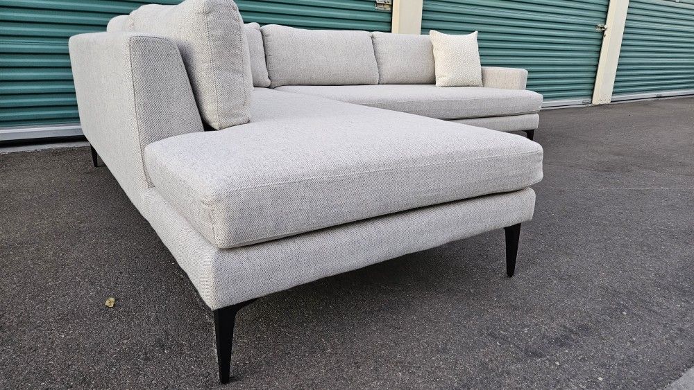 FREE DELIVERY!!! West Elm "Andes" 2pc Sectional Couch ($3K Retail...50% OFF!!!)