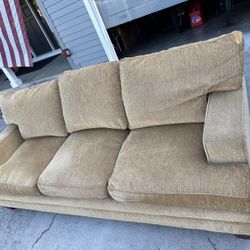 NEED GONE!! Tan Couch