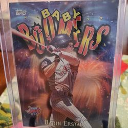 Darin Erstad 1997 Topps Baby Boomers Insert Baseball Card 