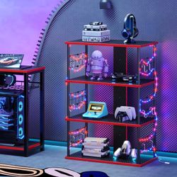 New 4-Tier Carbon Fiber Gaming Display Shelf with 160,000 Colors. New. In Box, Unassembled 