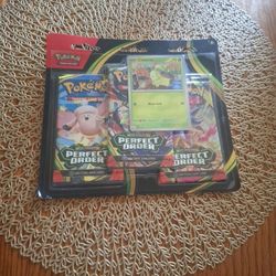 Pokemon Perfect Order 3 Pack Blisters Trading Card Game 