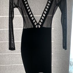 Sheer Black Dress size Small