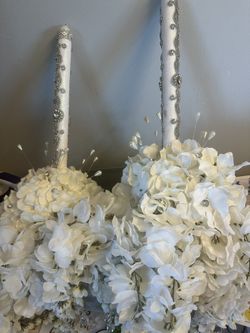 Wedding Bridle Dancing Candles Custom
