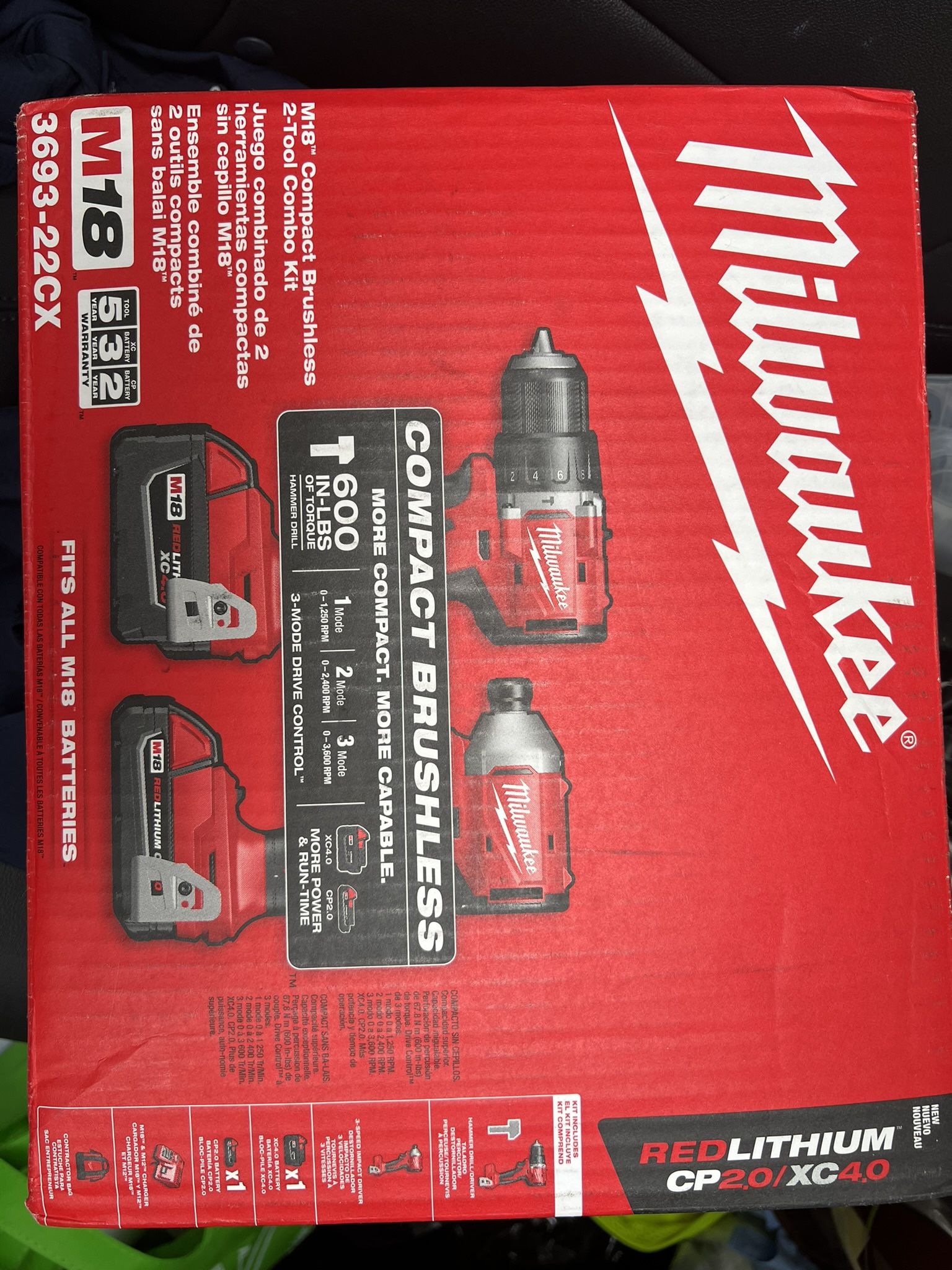 Milwaukee 2 Tool Combo Set