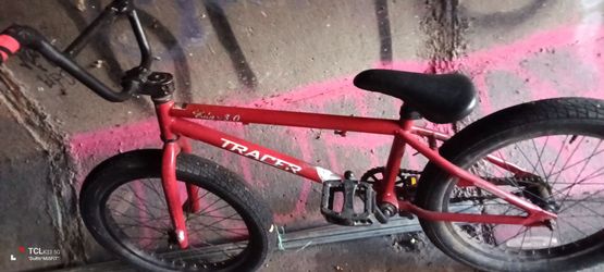 20in Tracer bmx with 20x3.0 tires and 25 9 sprocket set up