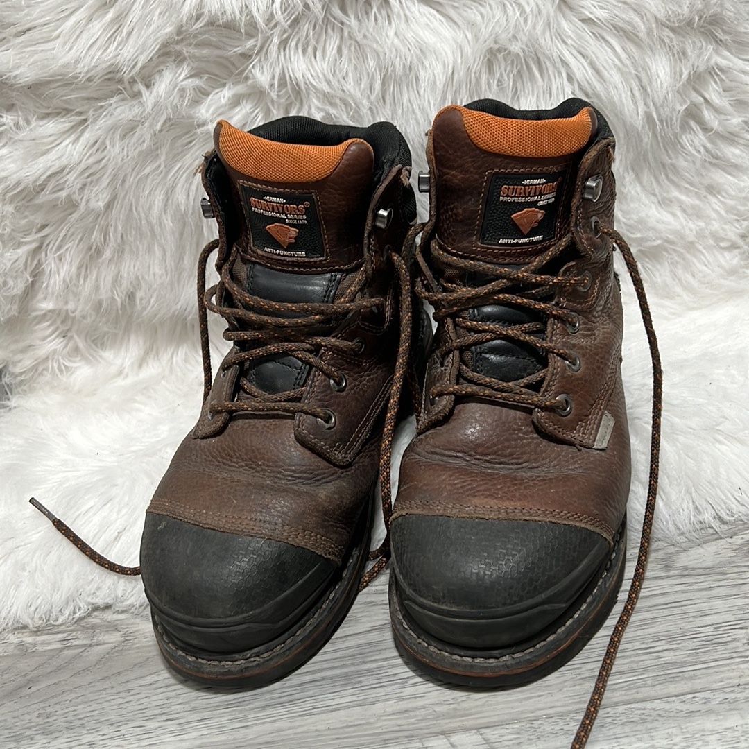 Herman Survivors Professional Series Shoveler 6 Steel Toe Boots Men s Size 8 for Sale in Dearborn MI OfferUp