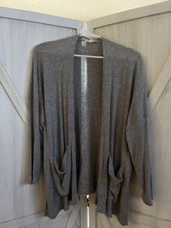 Grey Womens Cardigan