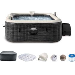 Intex PureSpa Greystone Deluxe. Pre-owned. $330
