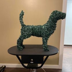 Faux Boxwood Dog Topiary 28” x 30”