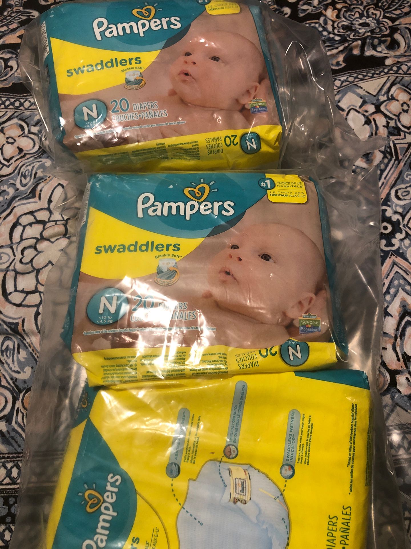 Pampers swadlers