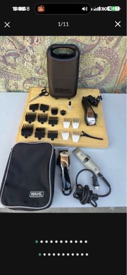 Lot Of 3 Haircut Trimmers Machines Conair , Oyster , Hatteker W Accessories N Cases Make Offer Make Offer
