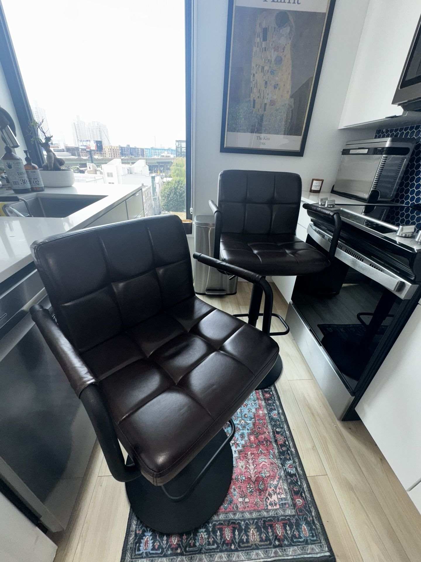 Leather Barstools