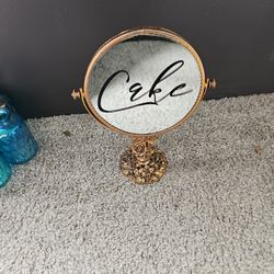 Gold Cake Mirror
