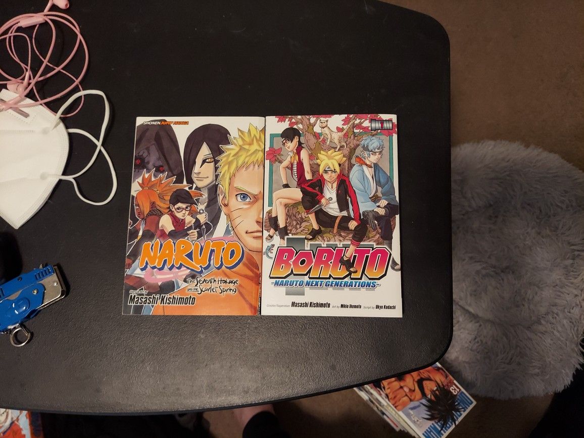Naruto-The Seventh Hokage and the Scarlet Spring & Boruto Vol. 1