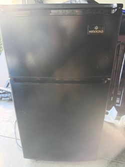 Absocold Mini Refrigerator with Separate Freezer – Black – $100 OBO