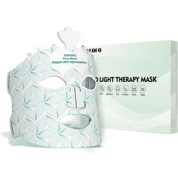 Red Light Therapy Mask for Face, 7 Colors LED Face Mask Light Therapy At Home, Led Face Mask Light Therapy, Green