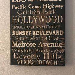 Los Angeles Canvas 