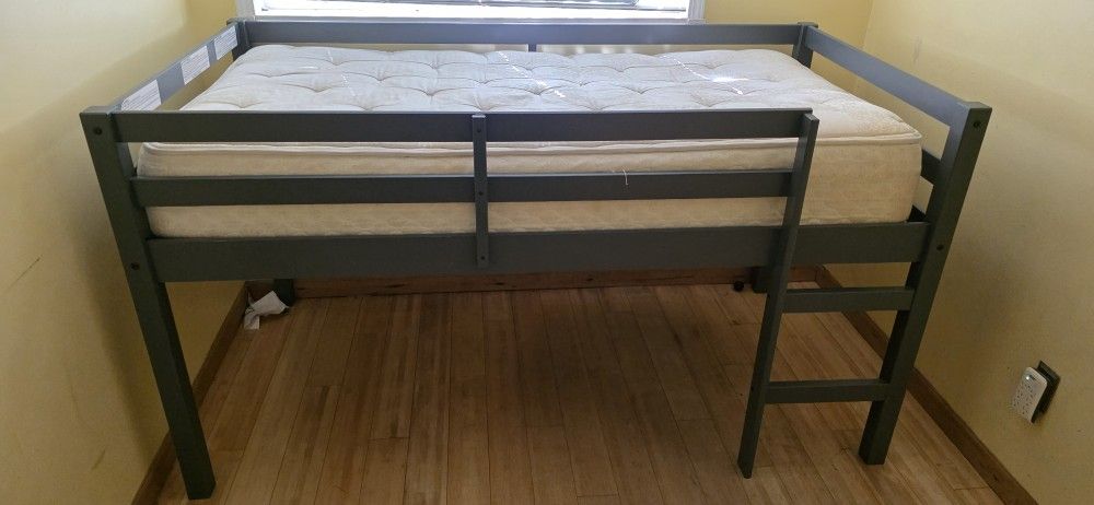 Milton Junior Twin Wooden Loft Bed