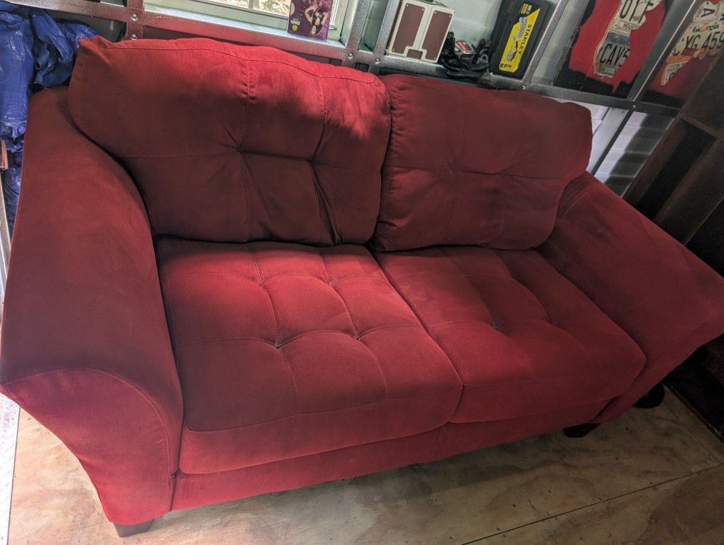 Red Love Seat