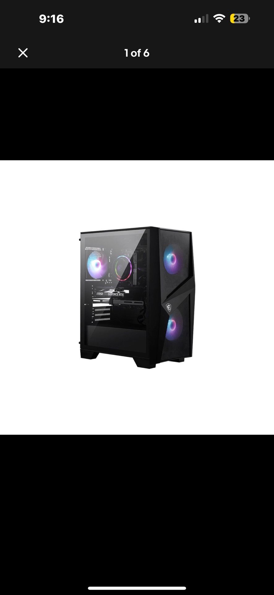 MSI Codex R MS 7C-51 AMD Ryzen 5 - 500GB SSD 1.5TB HDD - 16GB RAM GTX 1080