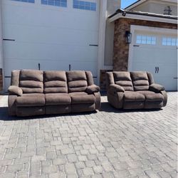 recliner sofa and loveseat