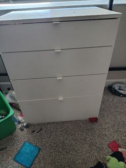 Ikea 4 Drawer Kids Dresser White