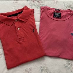 Abercrombie/Nautica Men’s Shirts Size XS $10 For Both