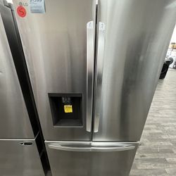 $1399 LG FRENCH DOOR Refrigerator, Counter Depth MAX, Open Box, 1 Yr Warranty