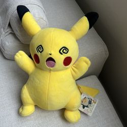 Spinning n Dizzy Pikachu Pokemon Plush