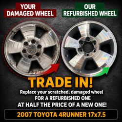 03-09 Toyota 4Runner Wheels 🔥 17x7.5