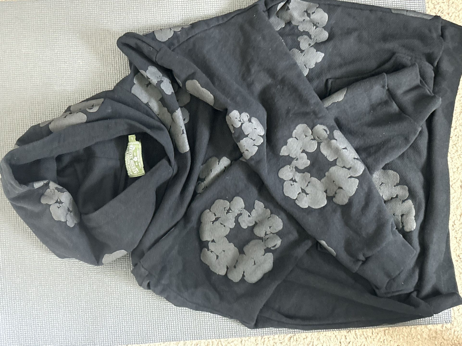 Black Denim Tear Jacket 