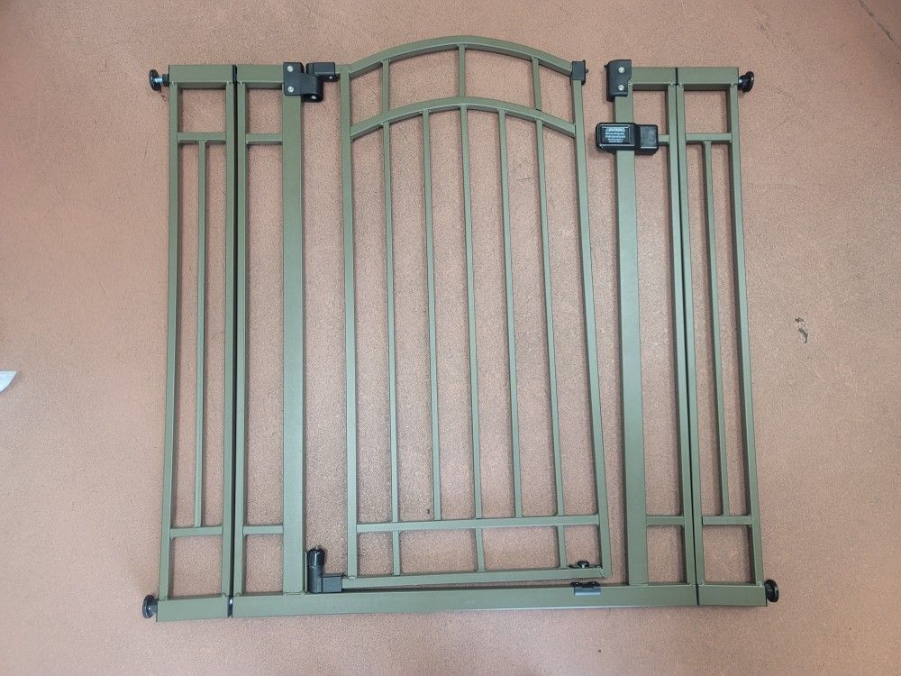 Summer Extra Tall Metal Bronze Gate With Door