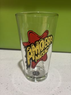 Amoeba Hollywood Music Store Glass Cup