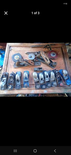 Vintage wood working tools lot