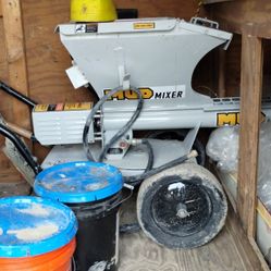 Brand New Mud Mixer 2 1/2 Pallets Of Fast Setting Quikcrete
