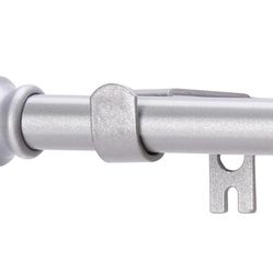 Standard Decorative Window Curtain Rods 30 to 70 Inch 5/8 Inch Diameter Small Curtain Rod Set Heavy Duty Drapery Rods with Brackets