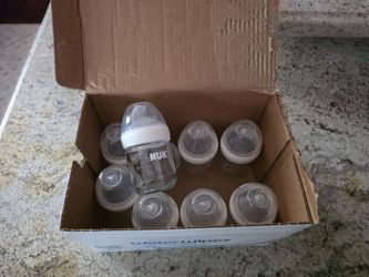 Glass Nuk 4oz baby bottles