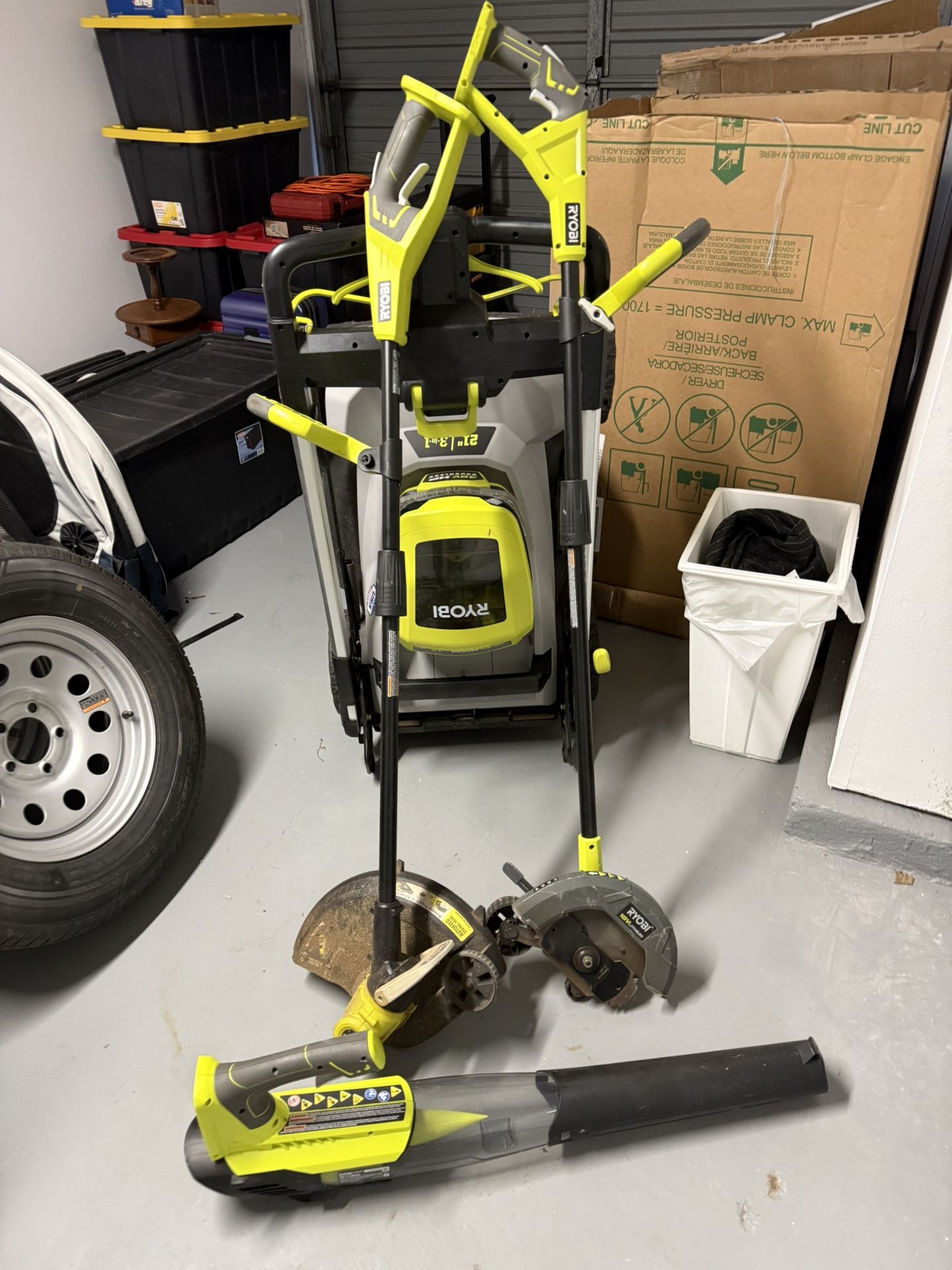 Ryobi Mower, Blower, Trimmer, and Edger