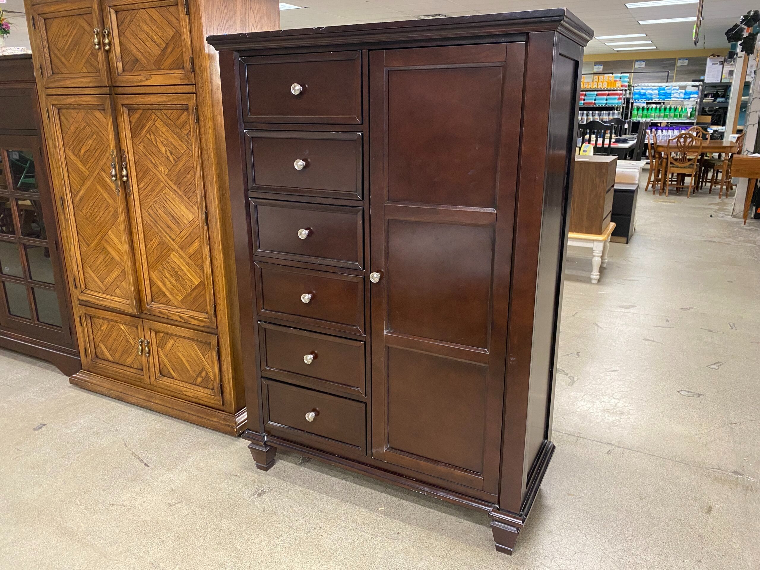 COASTER Cherry Finish Armoire