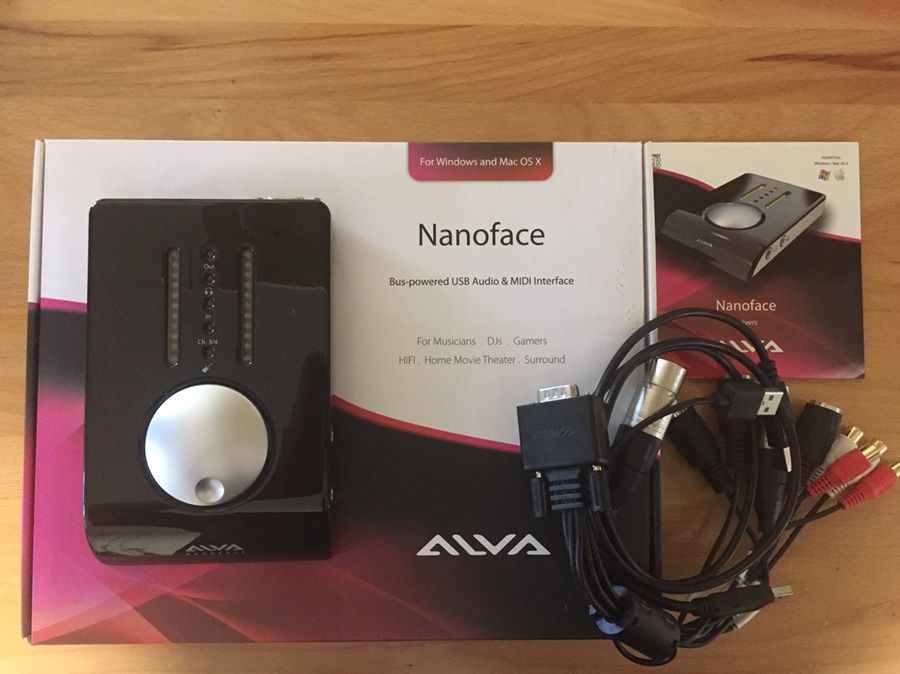 ALVA Nanoface 12-Channel USB Audio / MIDI Interface
