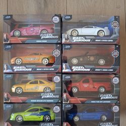Jada Fast Furious Car Set $100 For All 