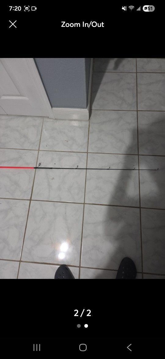 Ozark Trail Wayfarer Spinning Fishing Rod and Reel Combo, 5-foot 6-inch 2-Piece Rod, Size 80 Reel, Left/Right Hand Retrieve, Orange