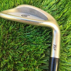 Cleveland TA6 Pitching Wedge (PW) | Steel Shaft | Cavity Back Forgiving Iron | Clean